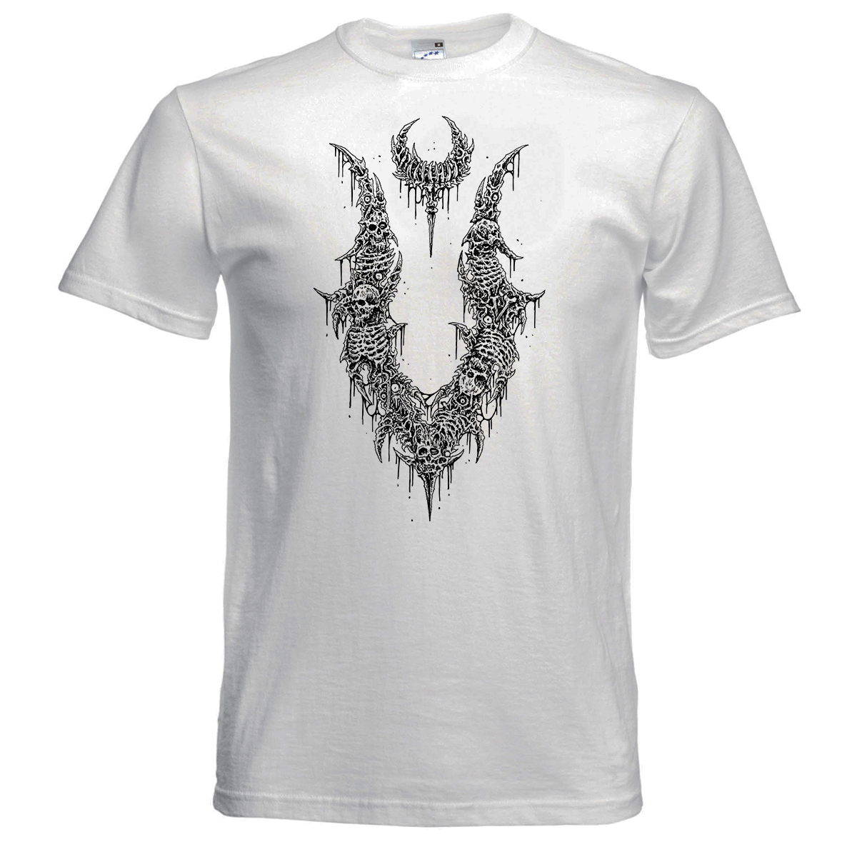 Bild von VOIDMANE 'UNDEAD V' - SHIRT (weiß)